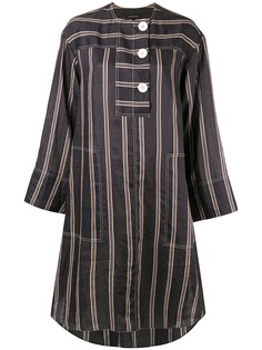 Lee Mathews платье-рубашка Granada в полоску