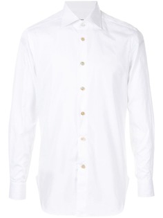 Kiton поплиновая рубашка