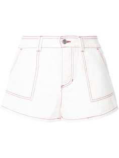 SJYP шорты с декоративной строчкой