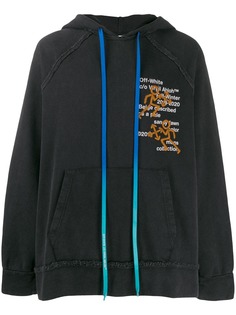 Off-White худи с принтом