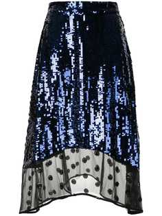 Markus Lupfer кружевная юбка с пайетками