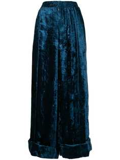 Toga бархатные широкие брюки