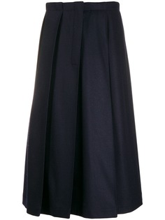 Jil Sander плиссированная юбка миди