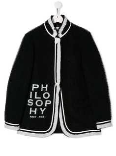 Philosophy Di Lorenzo Serafini Kids куртка с логотипом