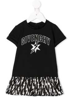 Givenchy Kids платье с принтом логотипа