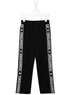 Dsquared2 Kids спортивные брюки с логотипом на лампасах
