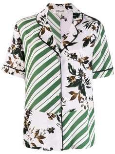 Diane von Furstenberg рубашка со вставками