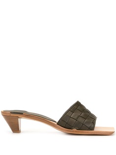Bottega Veneta мюли с плетением Intrecciato