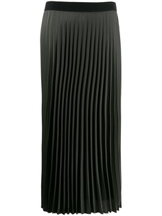Moncler длинная плиссированная юбка