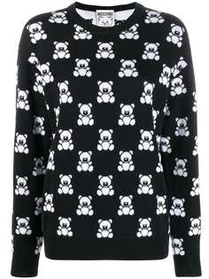 Moschino джемпер с принтом Teddy