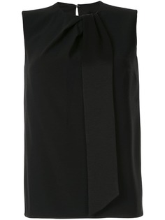 Paule Ka блузка без рукавов с драпировкой