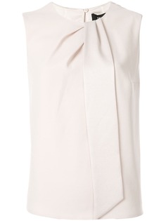 Paule Ka блузка без рукавов с драпировками