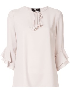Paule Ka блузка с оборками на рукавах
