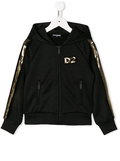 Dsquared2 Kids спортивная куртка с пайетками