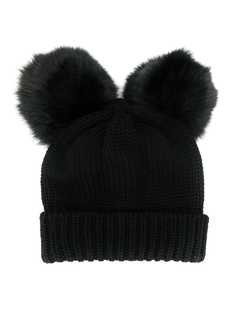 Woolrich Kids шапка бини с помпонами