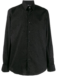 Karl Lagerfeld рубашка в бархатную точку