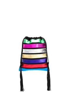 Attico сумка со шнурком и эффектом металлик