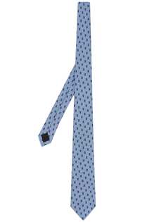 Burberry жаккардовый галстук с монограммой
