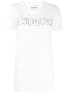 Iceberg футболка с декорированным логотипом