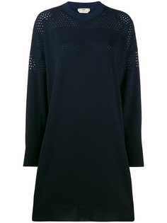 Fendi платье-свитер с эффектом градиента