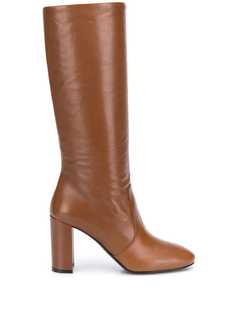 Prada madras leather boots