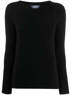 S Max Mara джемпер с U-образным вырезом