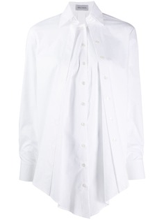 Balossa White Shirt рубашка с асимметричным краем