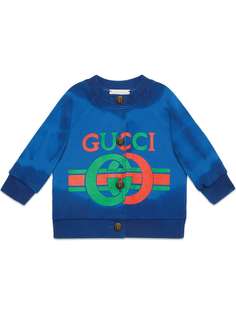 Gucci Kids толстовка с логотипом