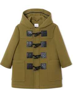 Burberry Kids дафлкот с логотипом