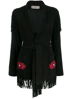 Jessie Western fringed wrap jacket