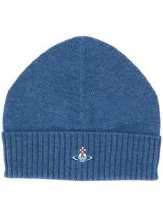 Vivienne Westwood embroidered logo beanie