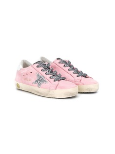 Golden Goose Kids embellished star distressed sneakers