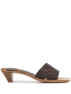 Bottega Veneta мюли с плетением Intrecciato