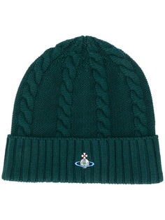 Vivienne Westwood embroidered logo beanie