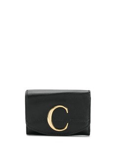 Chloé кошелек с металлическим логотипом