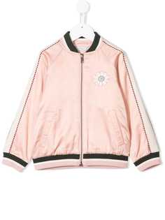 Stella McCartney Kids куртка-бомбер с цветочным узором