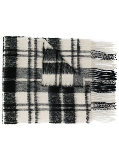 Saint Laurent шарф в клетку