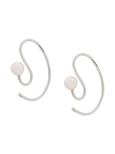 Alan Crocetti серьги с искусственным жемчугом