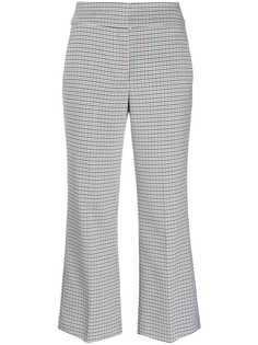 Veronica Beard расклешенные брюки в клетку