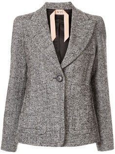 Nº21 блейзер с шевронным узором