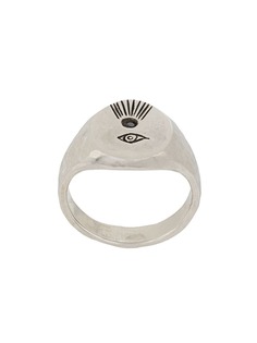 Henson кольцо-печатка Eye & Comet Pinky