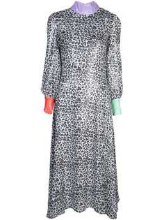 Olivia Rubin платье-трапеция с леопардовым принтом