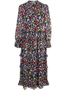 Olivia Rubin платье миди с цветочным узором