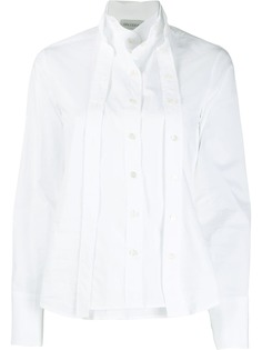 Balossa White Shirt front bib shirt