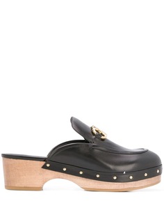 Salvatore Ferragamo мюли Cleome с декором Gancini