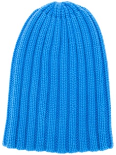 Laneus ribbed beanie hat