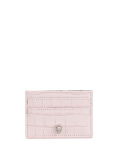 Alexander McQueen картхолдер с декором Skull