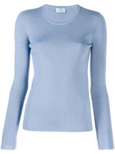 Prada трикотажный топ с круглым вырезом