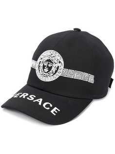 Versace бейсбольная кепка с декором Medusa