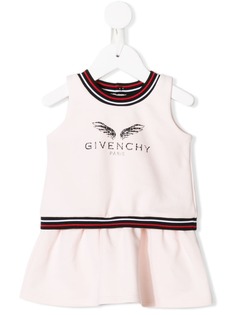 Givenchy Kids платье с принтом логотипа